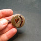 Fire Opal Sterling Silver Pendant From Mexico - 1.4" - 7.34 Grams
