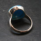 Genuine Turquoise Sterling Silver Ring - 5.13 Grams - Size 8