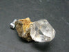 Herkimer Diamond Silver Pendant - 1.2" - 2.48 Grams