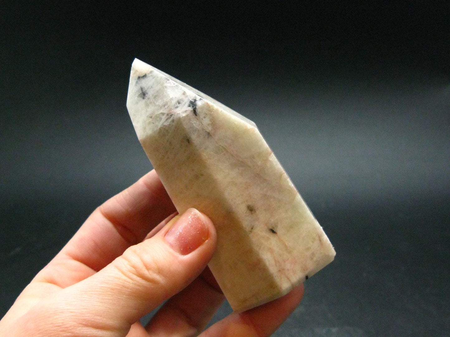 Nice Golden Amblygonite Obelisk from Brazil - 211.38 Grams - 3.4"