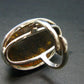 Natural Baltic Amber 925 Silver Ring - Size Adjustable