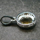 Stone of Success!! Genuine Intense Yellow Citrine Gem Sterling Silver Faceted Pendant From Brazil - 0.9" - 2.21 Grams