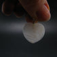 Very Rare SS Cryolite Heart Pendant From Greenland - 1.0" - 4.22 Grams