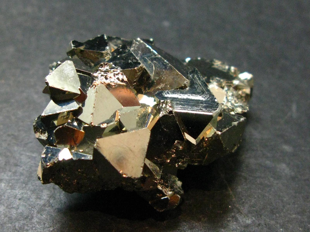 Pyrite Cluster From Peru - 1.7" - 44.43 Grams