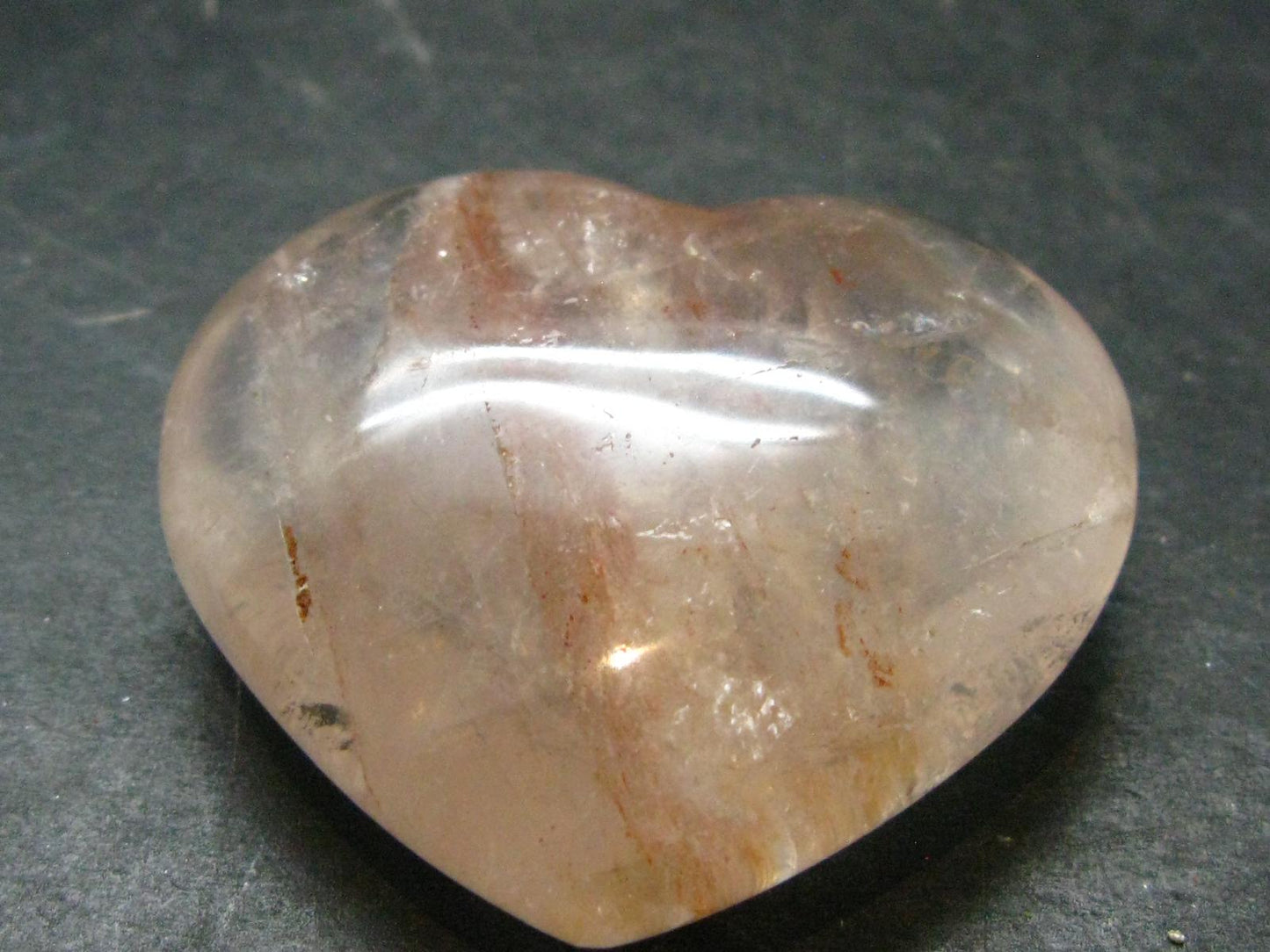 Agnitite Tumbled Heart From Madagascar - 1.6" - 42.44 Grams