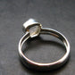 Gray Herderite Silver Ring from Africa - Size 6 - 1.94 Grams