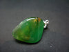 Chrysoprase Silver Pendant From Australia - 1.1" -3.82 Grams