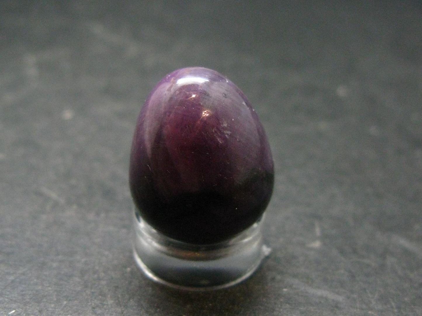 Genuine Ruby Corundum Egg from India - 11.79 Grams - 0.8"