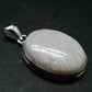 Scolecite Silver Plated Pendant From India - 1.5" - 6.42 Grams