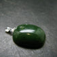 Nephrite Jade Cabochon Pendant From Canada - 1.2" - 6.88 Grams