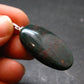 Bloodstone Silver Pendant From India - 1.5" - 6.0 Grams