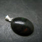 Rare Black Opal Sterling Silver Pendant From Australia - 0.9" - 1.77 Grams
