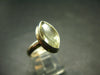 Libyan Desert Glass Tektite Sterling Silver Ring from Libya - Size 5 - 3.57 Grams