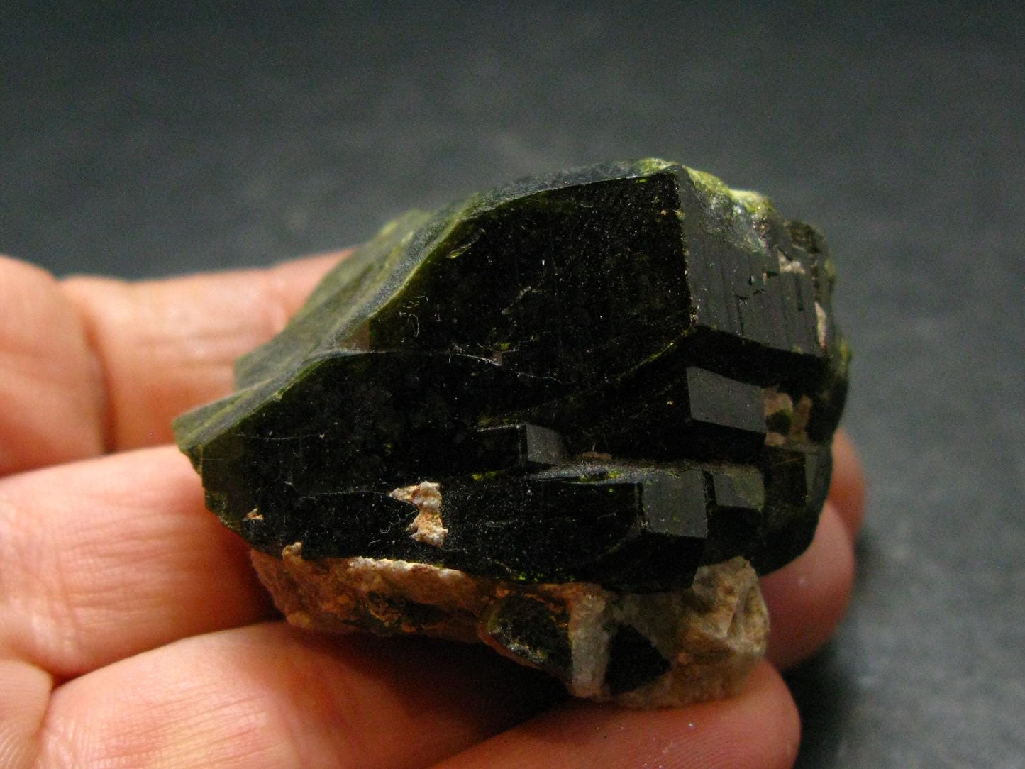 Nice Rare Terminated Epidote Crystal From Peru - 1.6" - 46.90 Grams