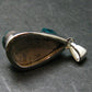 Dioptase Crystal Silver Pendant from Congo - 7.22 Grams - 1.4"