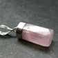 Very Nice Pink Morganite Silver Pendant From Brazil - 1.2" - 3.0 Grams