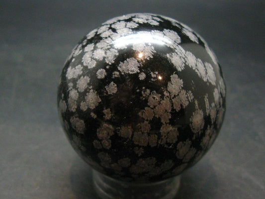Snowflake Obsidian Sphere From Mexico - 2.1"
