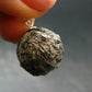 Nice Polished Seraphinite Clinochlore Stalactite Silver Pendant From Russia - 1.0" - 4.84 Grams