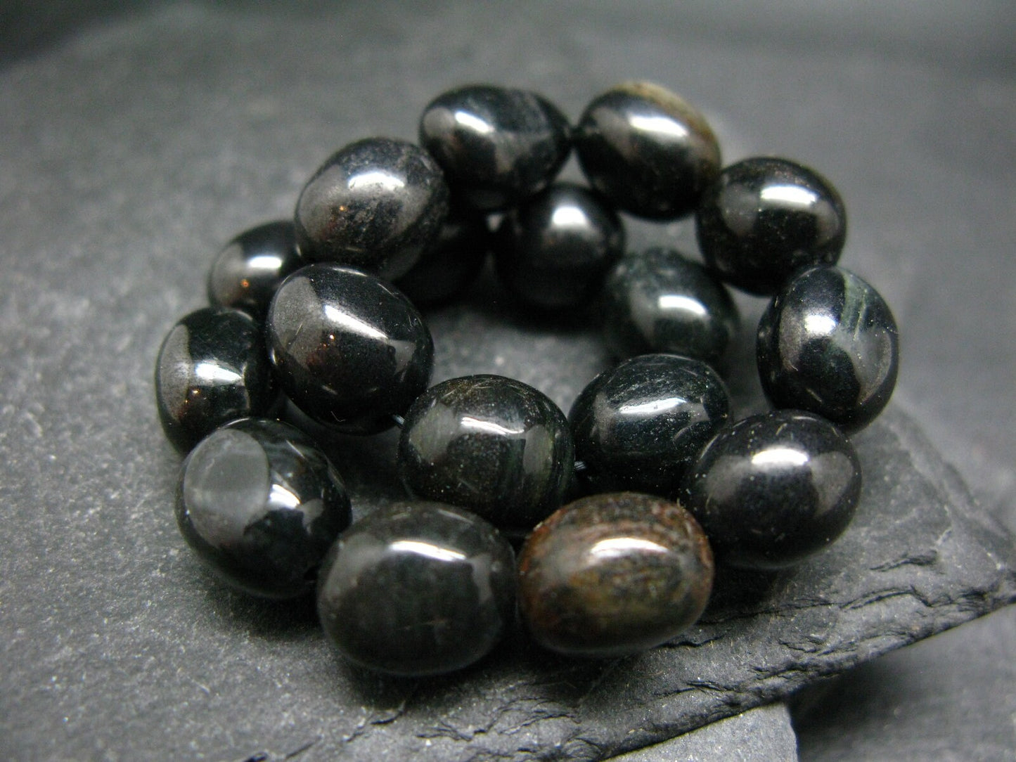 ISUA Rock Genuine Bracelet from Greenland ~ 7 Inches ~ 10mm Tumbled Beads