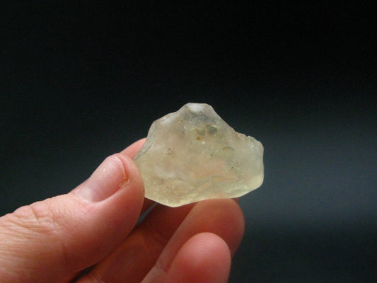 Nice Gem Libyan Tektite Glass From Libya - 12.22 Grams - 1.3"