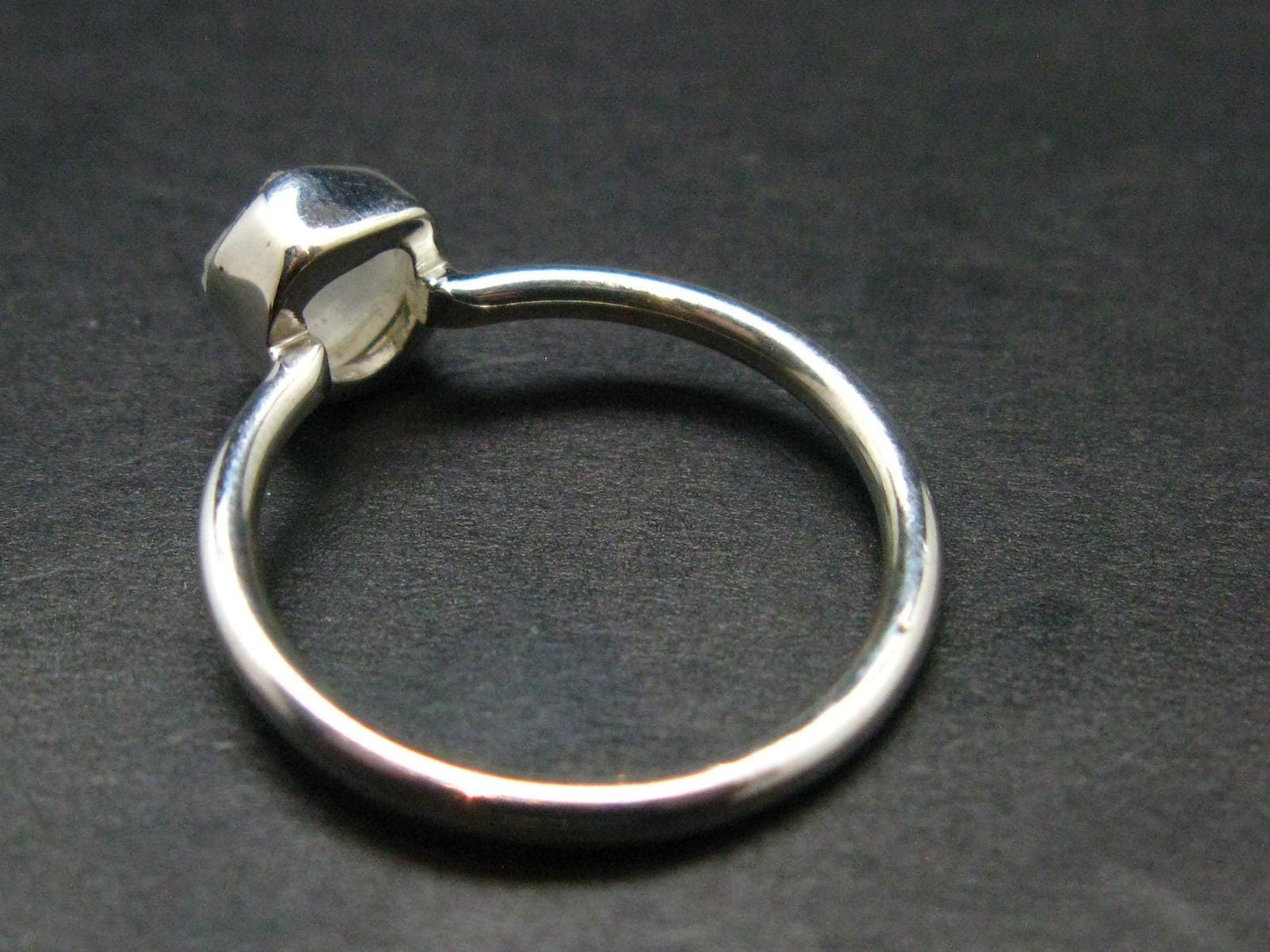 Phenakite Phenacite Crystal Silver Ring From Brazil - Size 6 - 1.77 Grams
