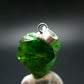 Green Chrome Diopside 925 Silver Pendant from Russia - 0.8" - 1.63 Grams
