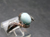 Larimar AAA Quality Sterling Silver Ring - Size 9.25 - 2.70 Grams