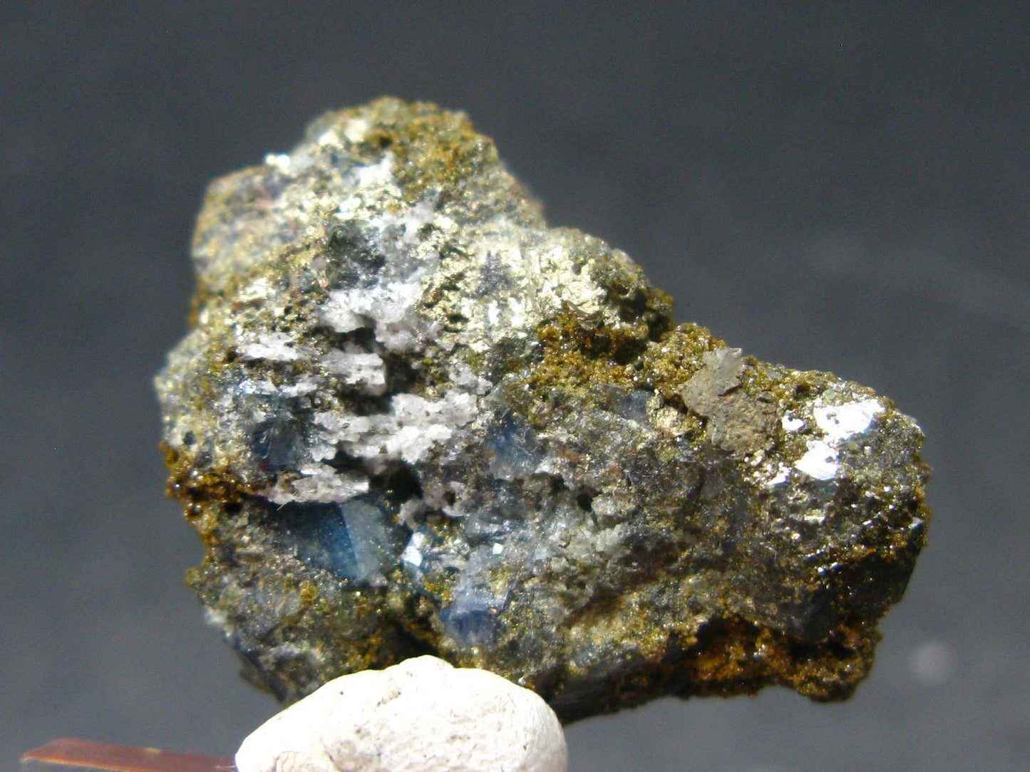 Scorodite & Pyrite Cluster From Mexico - 1.1" - 5.74 Grams