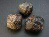 Lot of 3 Amazing Terminated Natural Red Garnet Almandine Crystals from India