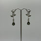 Moldavite Drop Earrings & Pendant Set - Weight 11.25 Grams