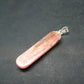Serandite Crystal Cabochon Silver Pendant From Canada - 1.4" - 1.99 Grams