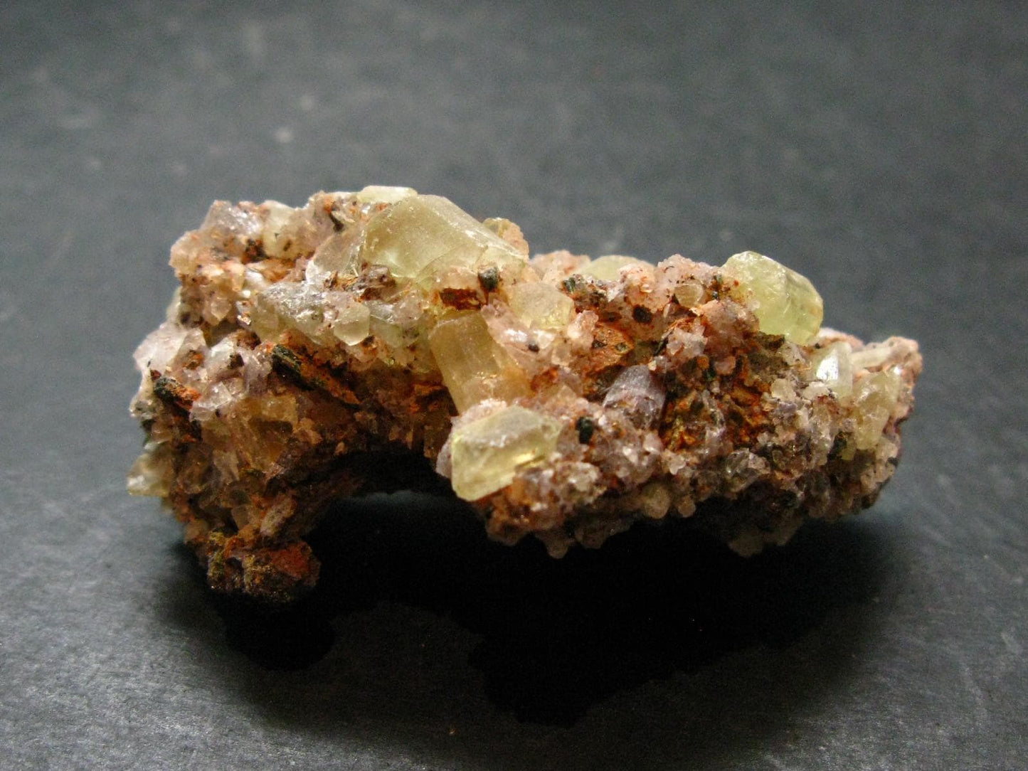 Golden Apatite Cluster From Mexico - 2.3" - 50.54 Grams
