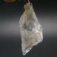 Goshenite Beryl Crystal 925 Silver Pendant From Brazil - 1.1" - 2.12 Grams