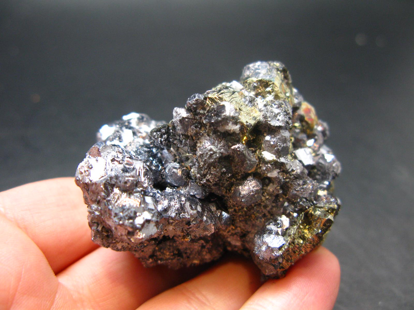 Rare Galena Sphalerite & Pyrite Cluster From Peru - 1.9" - 146.73 Grams
