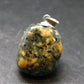 Rare Stonehenge Bluestone SS Pendant From Wales UK - 1.1" - 10.72 Grams