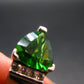 Helenite Gaia Stone Gem Sterling Silver Ring From Washington - Size 7.5 - 1.72 Carats