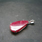 Pink Rhodonite Silver Pendant From Brazil - 1.1" - 3.04 Grams