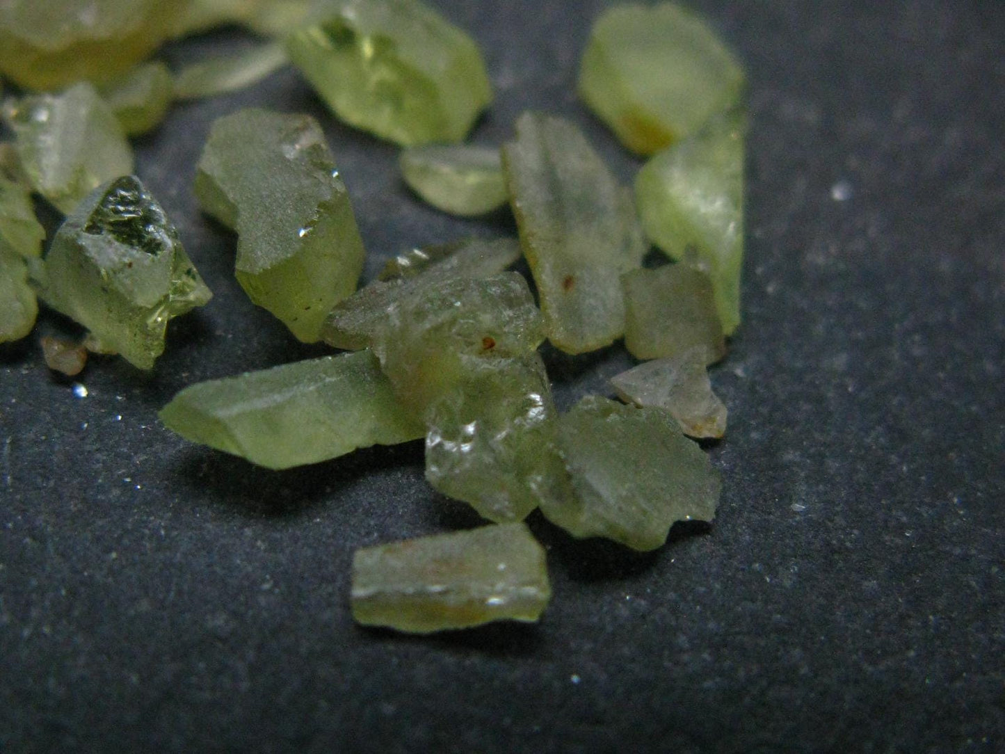 Lot of Chrysoberyl Crystals and Offcuts From Brazil - 9.25 Carats