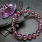 Ametrine Genuine Bracelet ~ 7 Inches ~ 10mm Round Beads