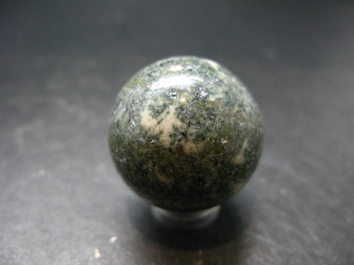 Rare Stonehenge Bluestone Sphere Ball From Wales UK - 1.2" - 43.97 Grams