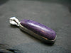 Lilac Stone!!! Stunning Silky Charoite Sterling Silver Pendant From Russia - 1.5" - 4.89 Grams