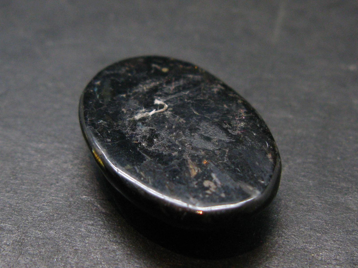 Rare Nuumite Nuummite Cabochon From Greenland - 0.9" - 4.94 Grams