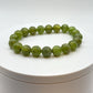 Natural Peridot Beaded Bracelet | August Birthstone, Healing Crystals