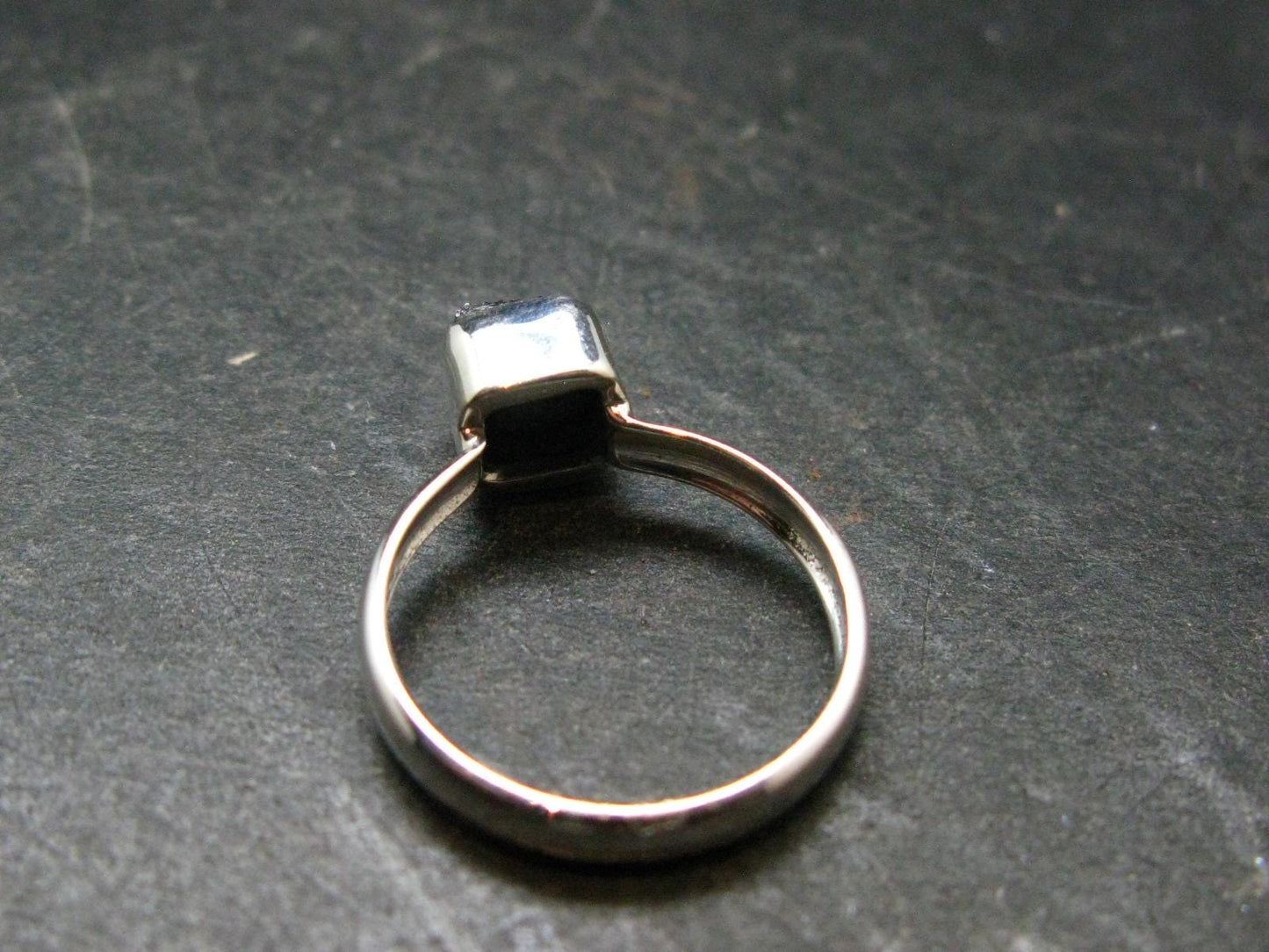 Terminated Brookite Crystal Silver Ring From Arkansas - Size 6 - 2.0 Grams