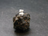 Sharp Black Melanite Andradite Garnet Silver Pendant From Mali - 0.9" - 10.40 Grams