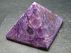 Rare High-Quality Charoite Pyramid From Russia - 1.9" - 97.53 Grams