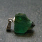 Rare!! Emerald Green Fluorite Crystal Silver Pendant From UK - 2.27 Grams - 0.8"