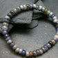 Tanzanite Genuine Bracelet ~ 7 Inches ~ 7mm Rondelle Beads