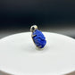 Raw Azurite Silver Pendant | Deep Blue Crystal Necklace | Natural Stone Jewelry