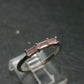 Natural Rose Quartz Ring from Brazil - 1.39 Grams - Size 7